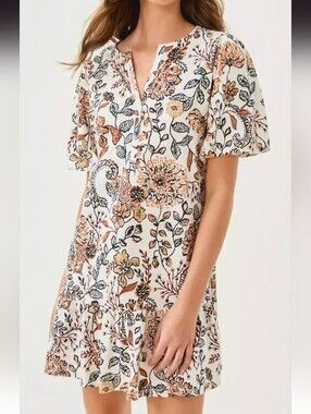 Lilly Pulitzer Amesbury Dress In Coconut Take Meowt Dress